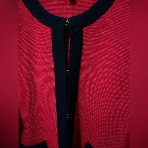 5/$40 Talbots Cardigan Knit Sweater Cotton and Cashmere Blend Size Large - Picture 3 of 7